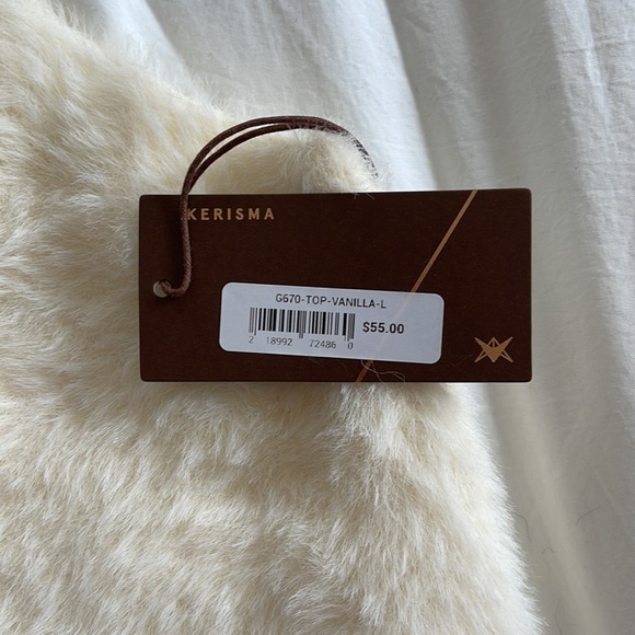 Fuzzy sleeveless top - Picture 6 of 7